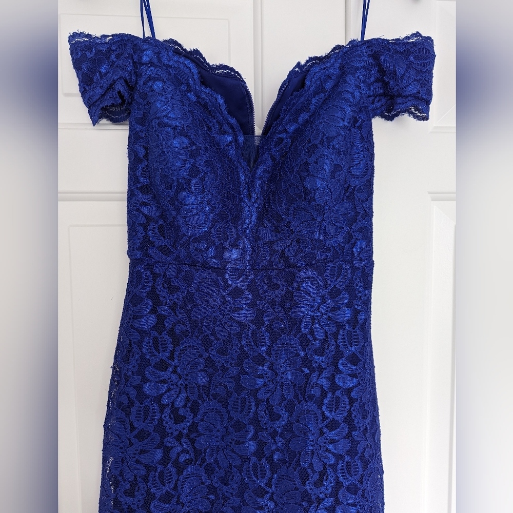Camille La Vie Blue Prom Dress